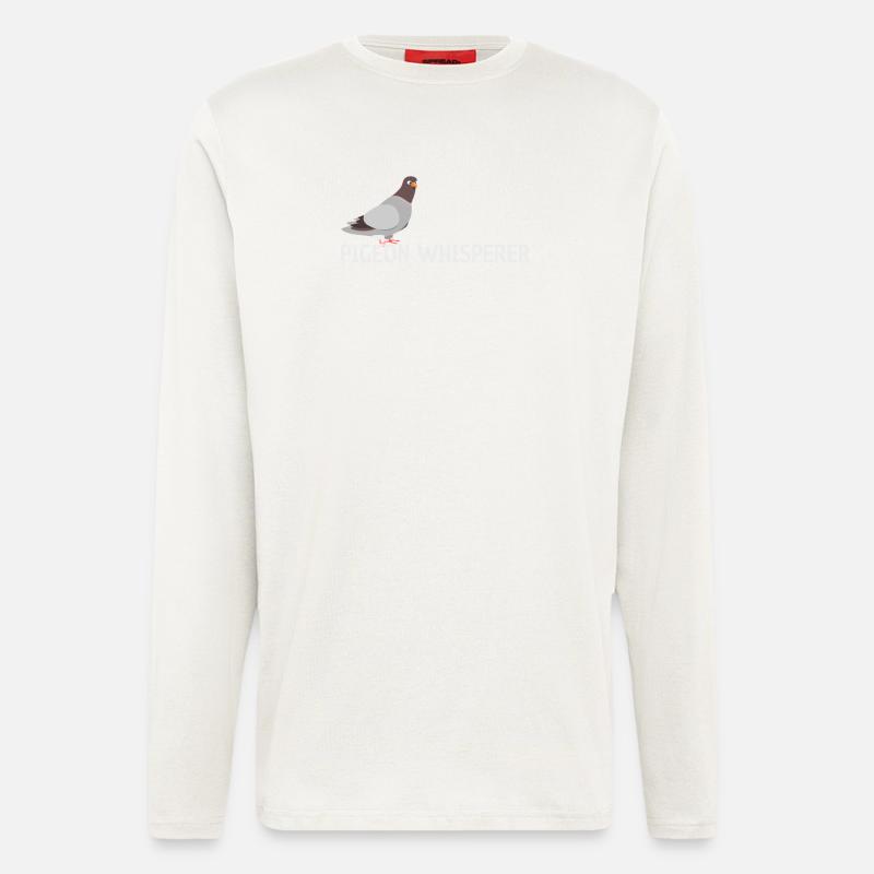 Tauben Flüsterer - Langarmshirt - made by SPREAD - OFF WHITE