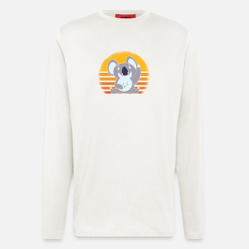 Koalabär Retro - Langarmshirt - made by SPREAD  - OFF WHITE