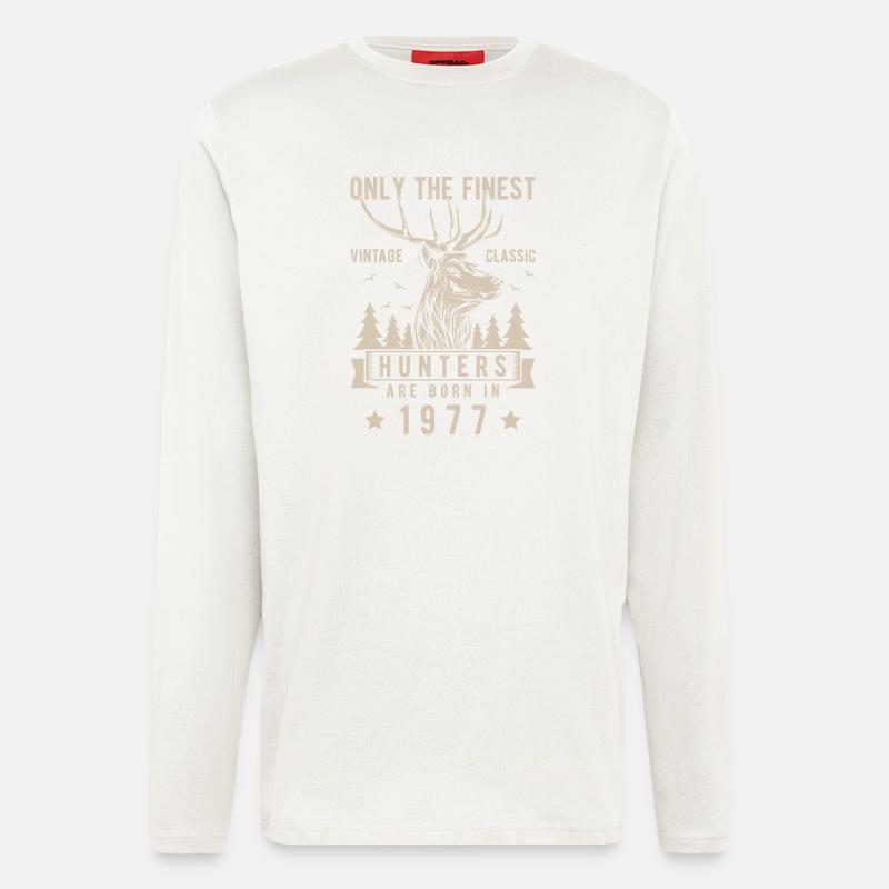 Hunter gift 1977 - Longsleeve - made by SPREAD  - OFF WHITE
