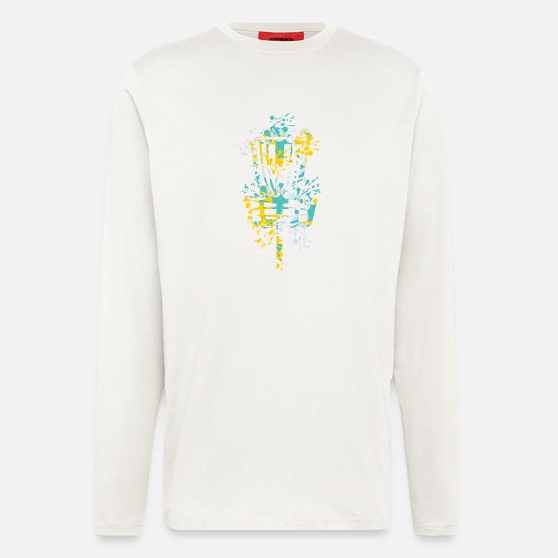 Disc golf Frisbee - Langarmshirt - made by SPREAD  - OFF WHITE