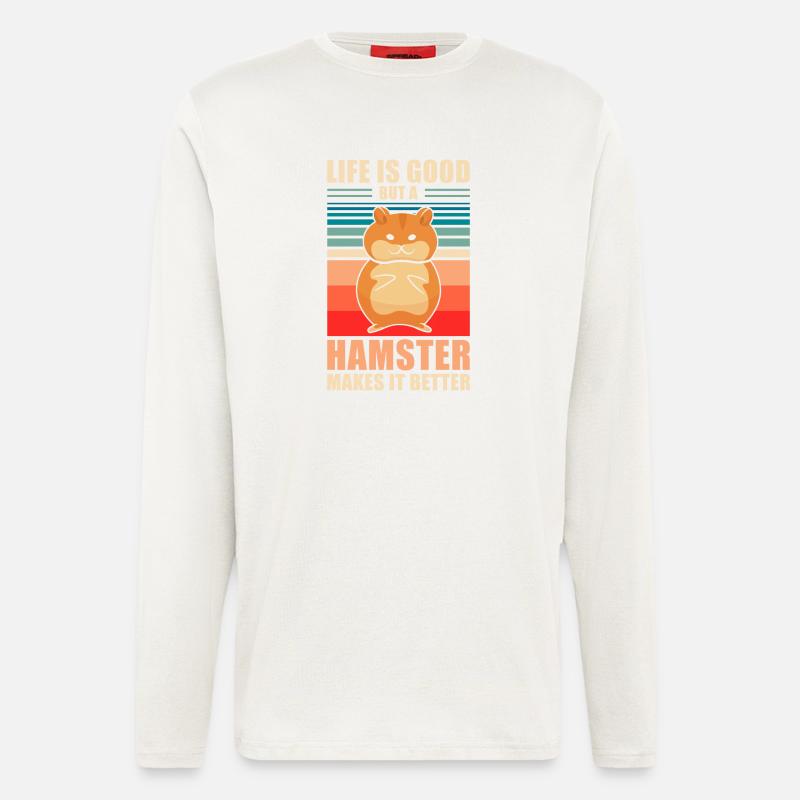 Hamster - Longsleeve - made by SPREAD  - OFF WHITE