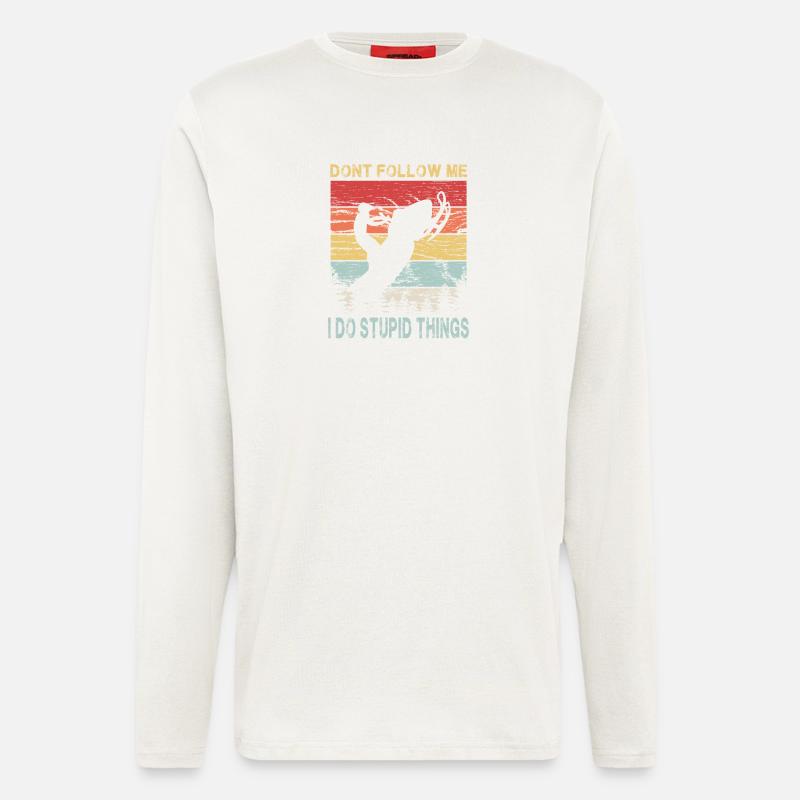 Snowmobiling Snowmobile - Longsleeve - made by SPREAD  - OFF WHITE