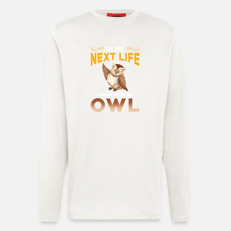 Eule - Langarmshirt - made by SPREAD  - OFF WHITE