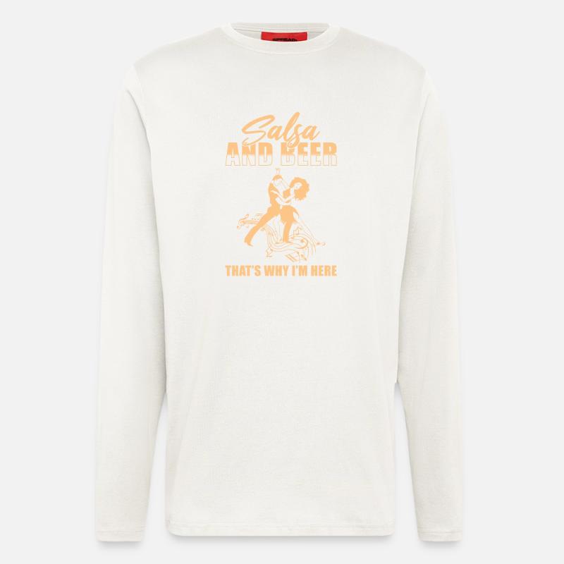 Salsa and beer - Longsleeve - made by SPREAD  - OFF WHITE