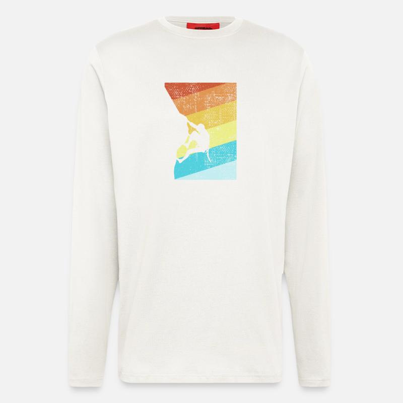 Rock Climbing - Langarmshirt - made by SPREAD  - OFF WHITE