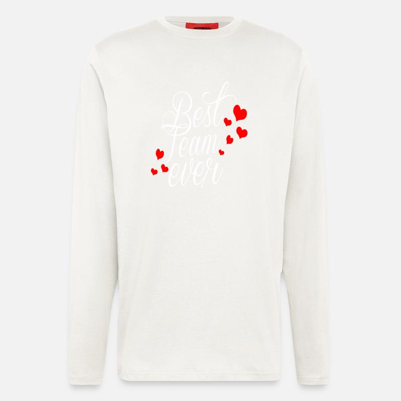 BEST TEAM EVER - Longsleeve - made by SPREAD  - OFF WHITE