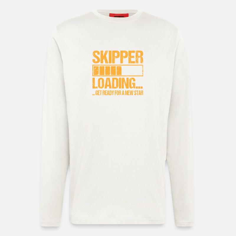 Skipper loading Skipper training - Longsleeve - made by SPREAD  - OFF WHITE