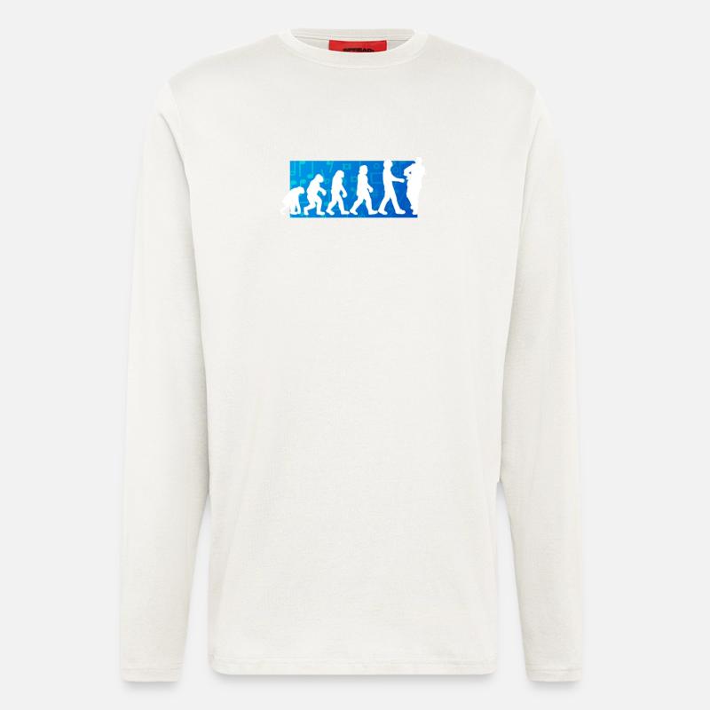 Violinist Evolution - Longsleeve - made by SPREAD  - OFF WHITE