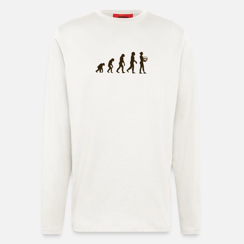 Aquarium Evolution - Longsleeve - made by SPREAD  - OFF WHITE
