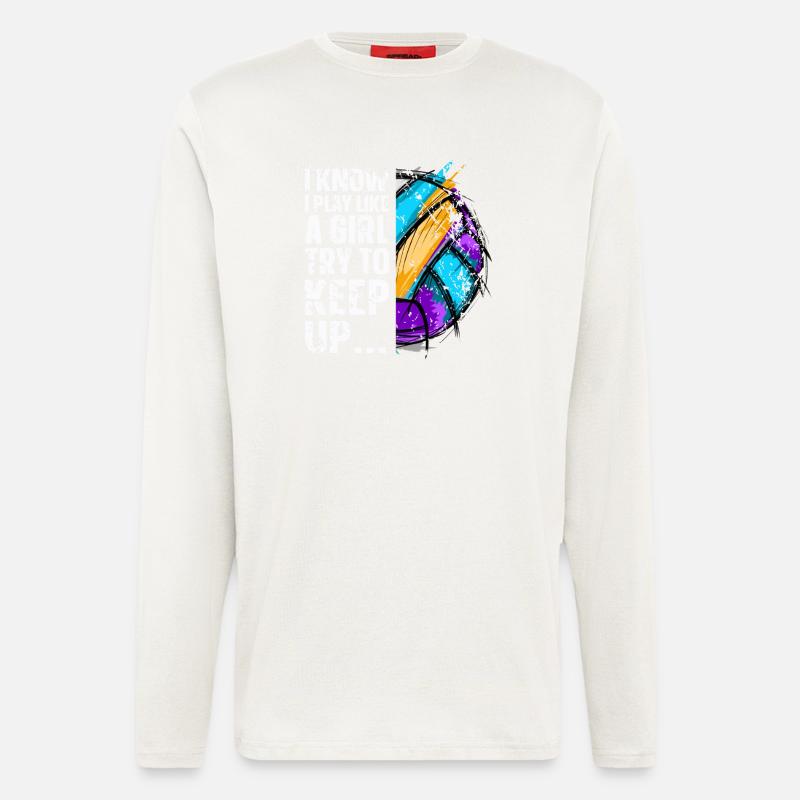 Volleyball - Longsleeve - made by SPREAD  - OFF WHITE