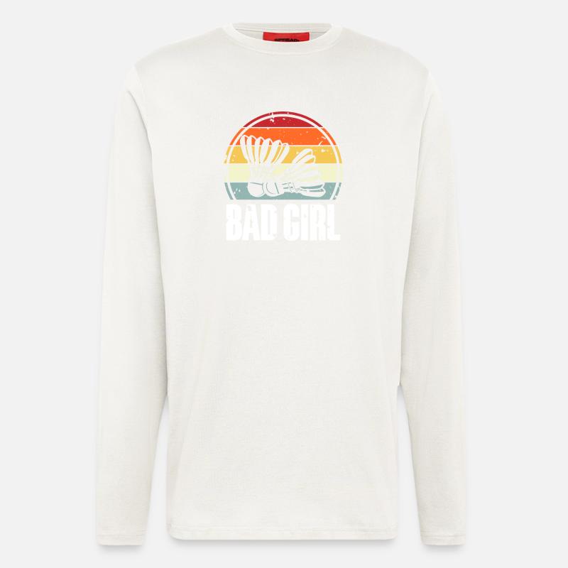 Badminton - Langarmshirt - made by SPREAD  - OFF WHITE