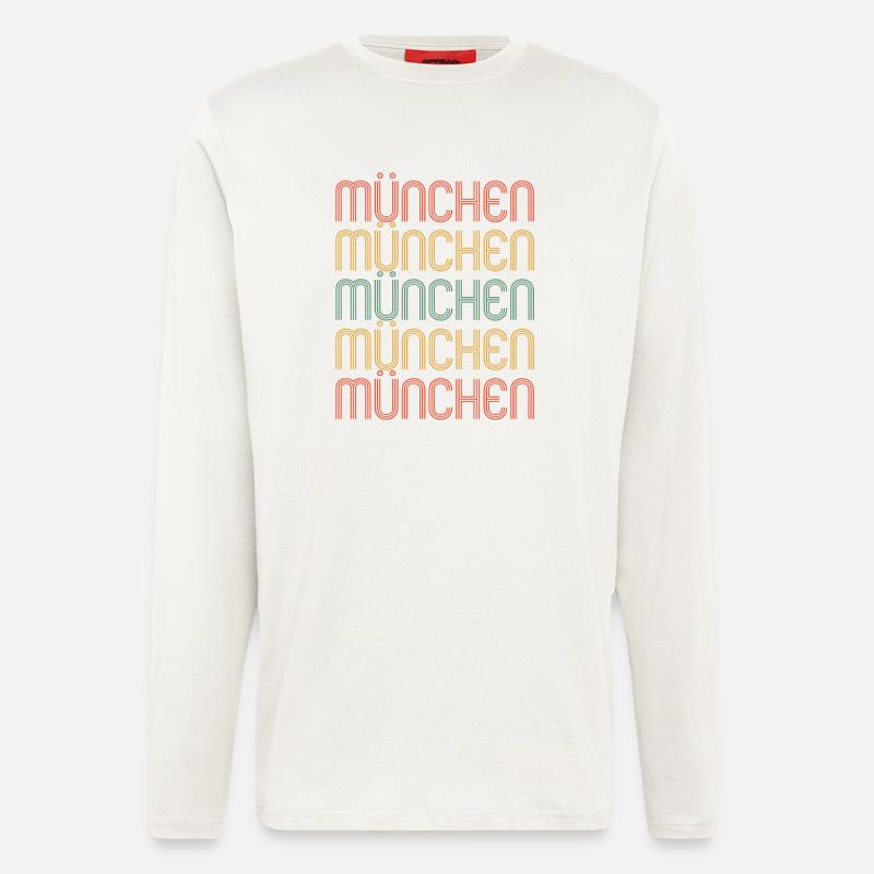 Münchnerin Münchner München - Langarmshirt - made by SPREAD  - OFF WHITE