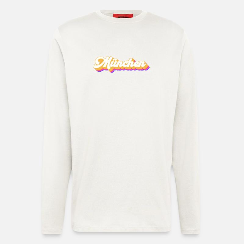 Münchnerin Münchner München - Langarmshirt - made by SPREAD  - OFF WHITE