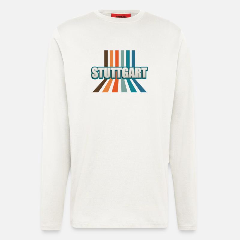 Stuttgarterin Stuttgarterer Stuttgarter - Longsleeve - made by SPREAD  - OFF WHITE