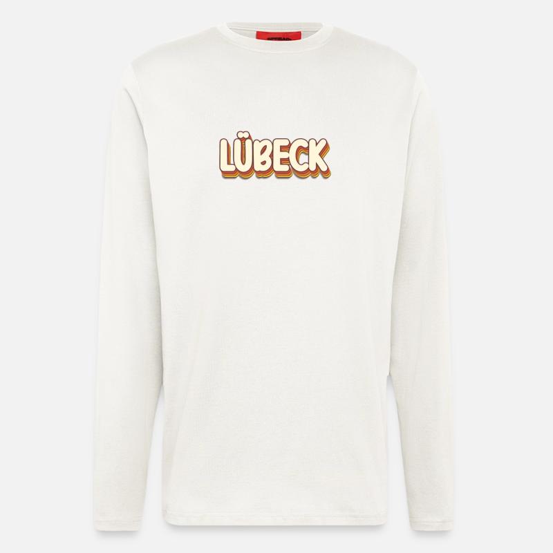 Lübeckerin Lübecker Lübeck - Langarmshirt - made by SPREAD  - OFF WHITE