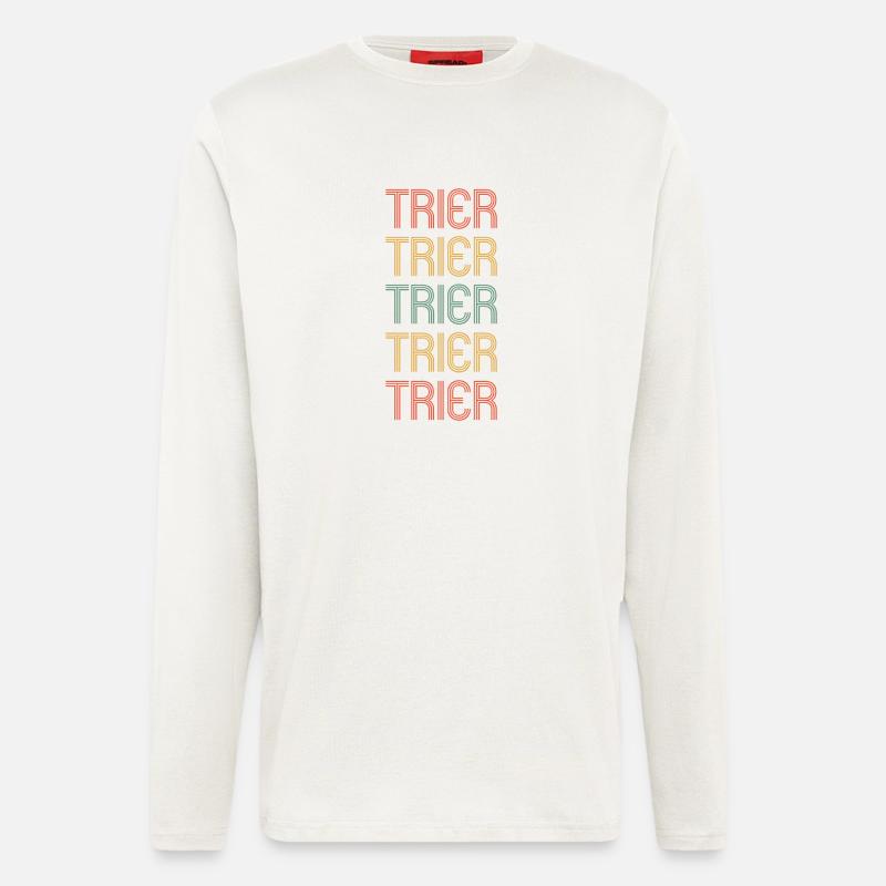 Triererin Trierer Trier - Langarmshirt - made by SPREAD  - OFF WHITE