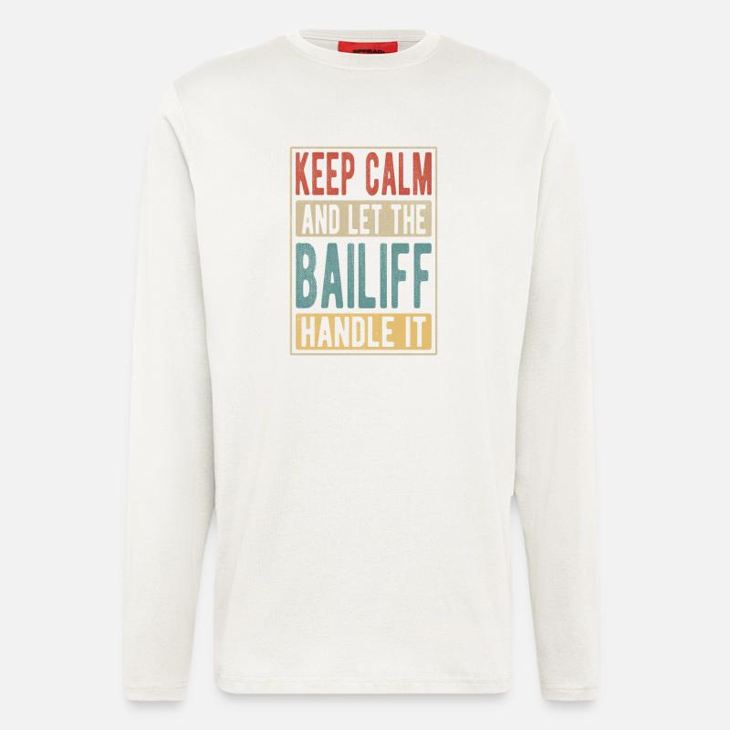 Bailiff Retro Gift - Longsleeve - made by SPREAD  - OFF WHITE