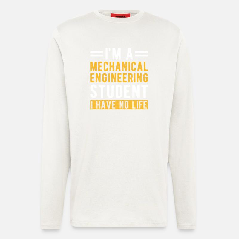 Mechanical Engineering Student Gift - Longsleeve - made by SPREAD  - OFF WHITE