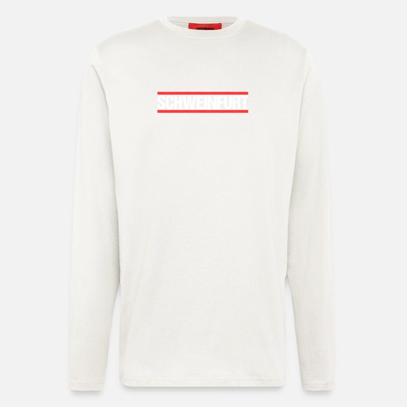 Schweinfurterin Schweinfurter Schweinfurt - Langarmshirt - made by SPREAD  - OFF WHITE