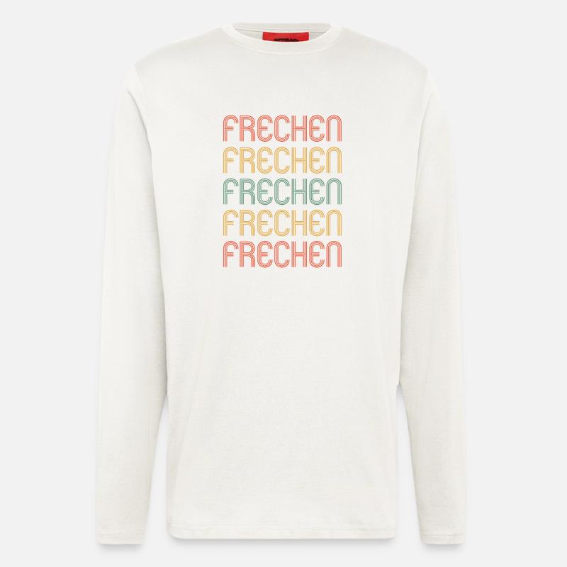 Frechenerin Frechener Frechen - Langarmshirt - made by SPREAD  - OFF WHITE