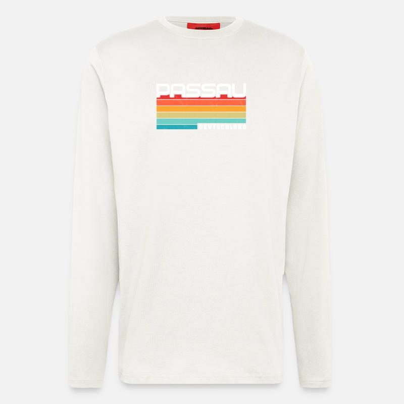 Passauerin Passauer Passau - Langarmshirt - made by SPREAD  - OFF WHITE