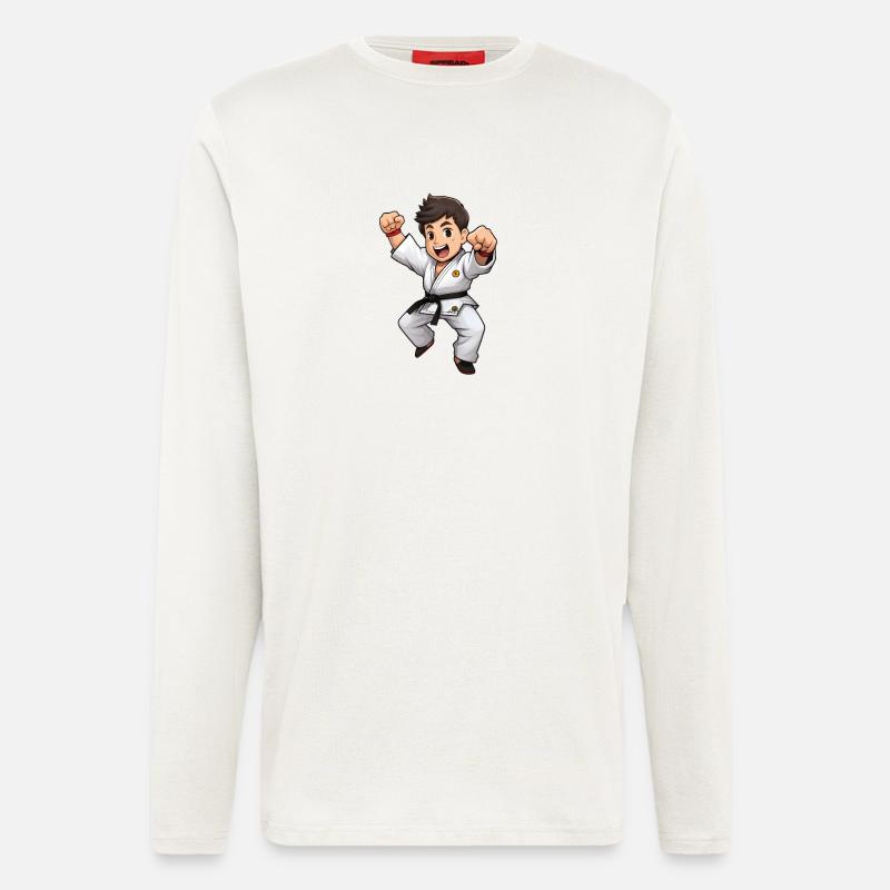 Karate - Langarmshirt - made by SPREAD  - OFF WHITE