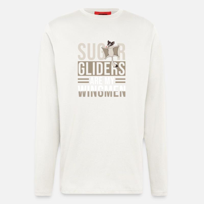 Sugar Glider Spruch - Langarmshirt - made by SPREAD  - OFF WHITE