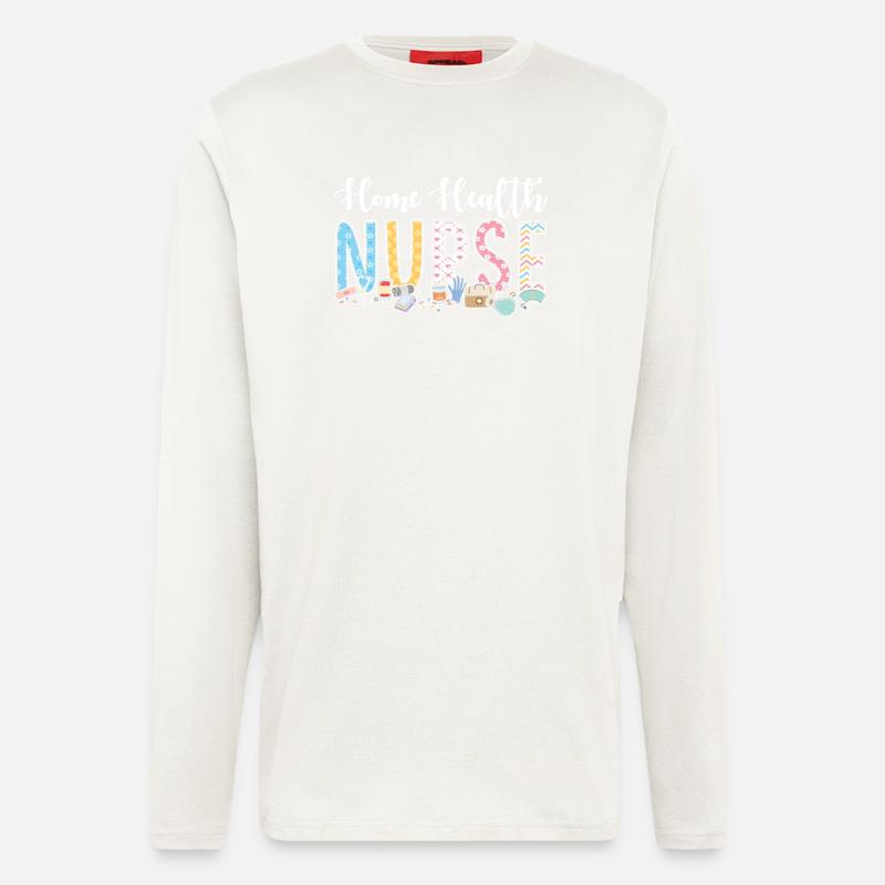 Nurses at home - Longsleeve - made by SPREAD  - OFF WHITE
