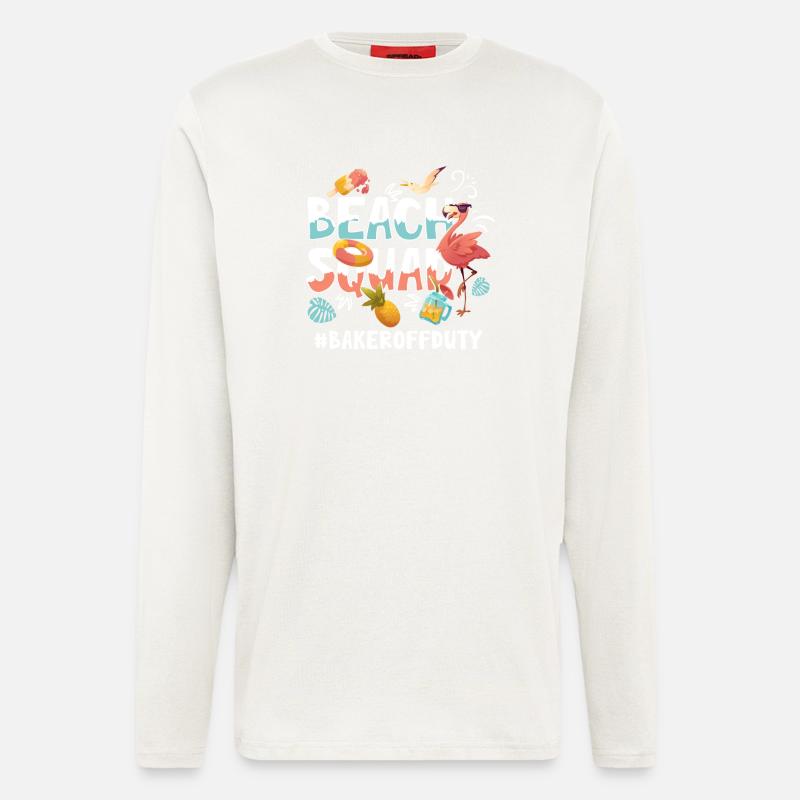 Baker Vacation Beach Group - Longsleeve - made by SPREAD - OFF WHITE