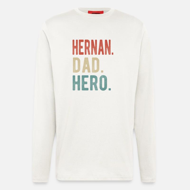 Hernan Papa Held - Langarmshirt - made by SPREAD  - OFF WHITE