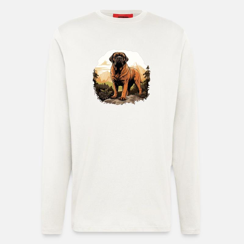 Mastiff - Langarmshirt - made by SPREAD  - OFF WHITE