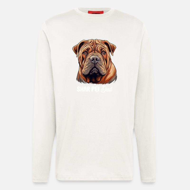 Shar Pei - Langarmshirt - made by SPREAD  - OFF WHITE