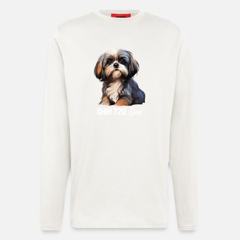 Shih Tzu - Langarmshirt - made by SPREAD  - OFF WHITE