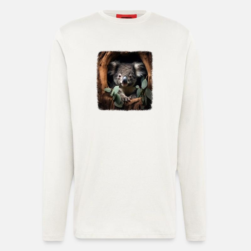 Koalas realistic Koala - Longsleeve - made by SPREAD  - OFF WHITE