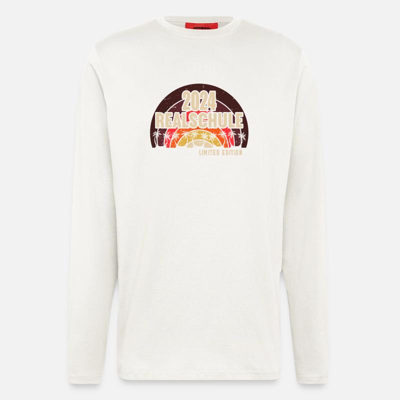 Realschule Junge Mädchen Realschule 2024 - Langarmshirt - made by SPREAD  - OFF WHITE