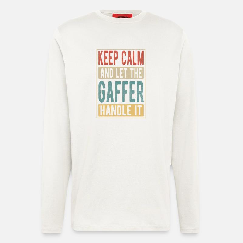 Gaffer Retro Geschenk - Langarmshirt - made by SPREAD  - OFF WHITE