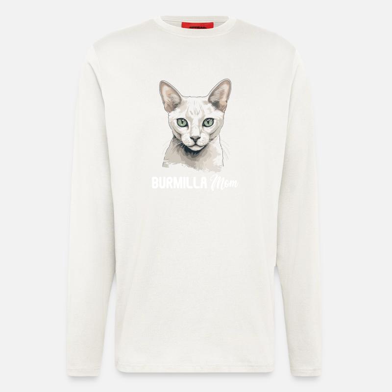 Burmilla Kitten Burmilla Cat - Longsleeve - made by SPREAD  - OFF WHITE