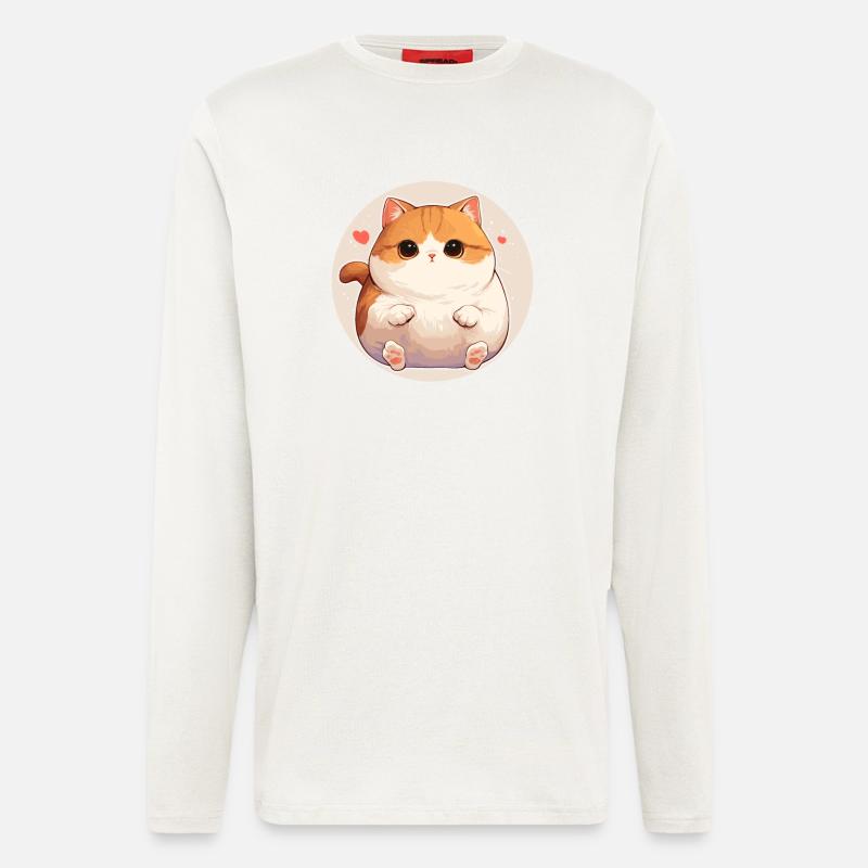 Munchkin Kitten Munchkin Cat - Longsleeve - made by SPREAD  - OFF WHITE