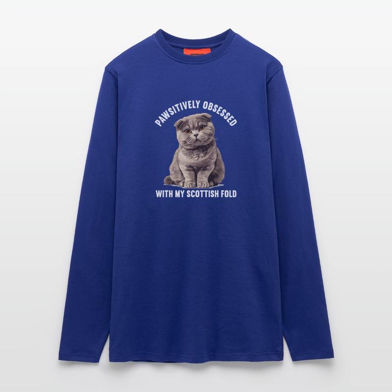 Scottish Fold Kitten Scottish Fold Cat Longsleeve - made by SPREAD 