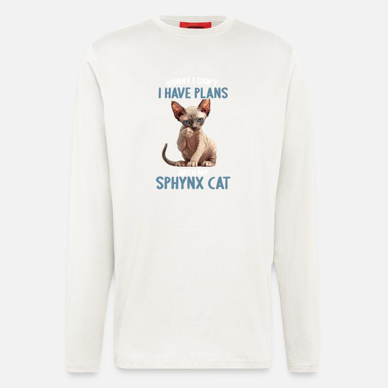 Sphynx Kitten Sphynx Cat - Longsleeve - made by SPREAD  - OFF WHITE