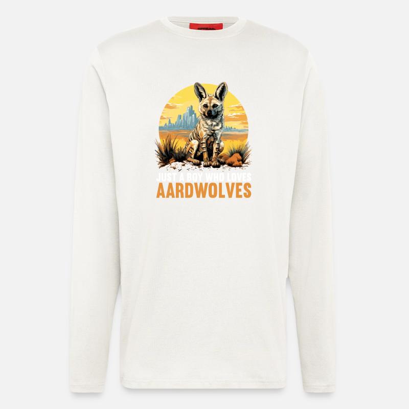 Erdwölfe Erdwolf - Langarmshirt - made by SPREAD  - OFF WHITE