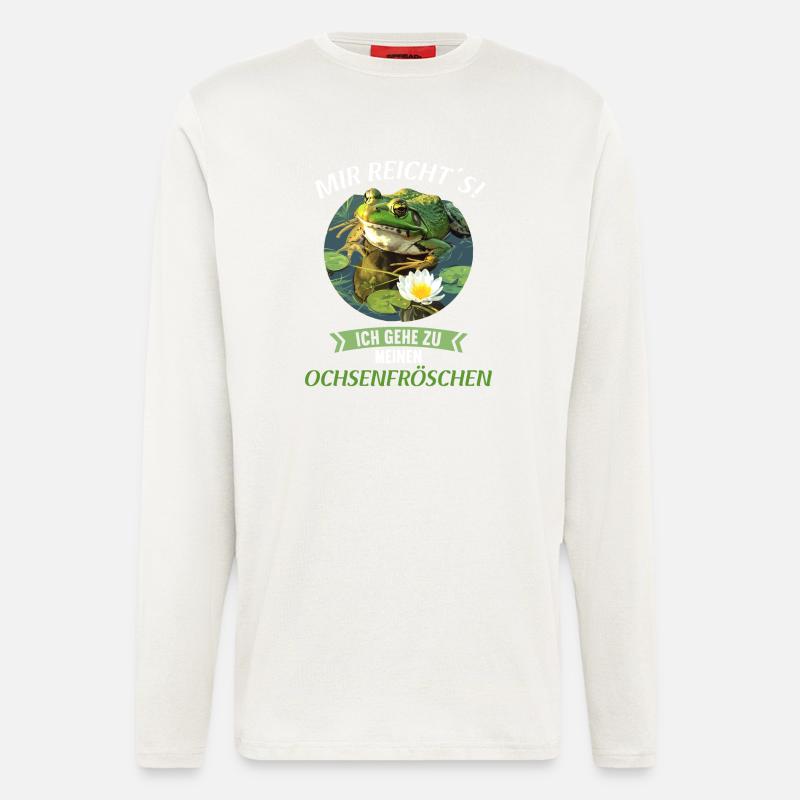 Ochsenfrösche Ochsenfrosch - Langarmshirt - made by SPREAD  - OFF WHITE
