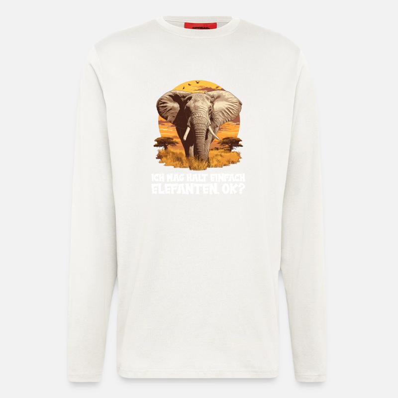 Elephant Elephant - Longsleeve - made by SPREAD  - OFF WHITE