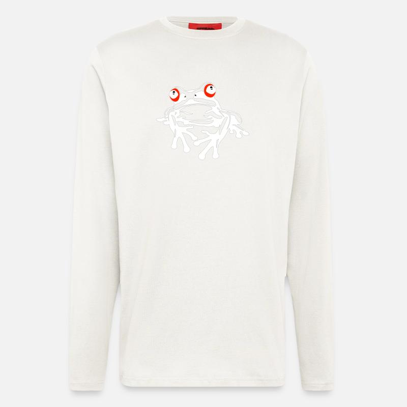 Tree Frog Baumfrösche Baumfrosch - Longsleeve - made by SPREAD  - OFF WHITE