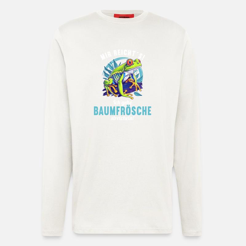 Tree Frog Baumfrösche Baumfrosch - Longsleeve - made by SPREAD  - OFF WHITE