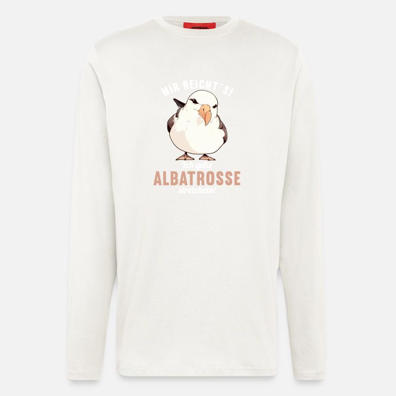 Albatross Albatrosse Albatros - Longsleeve - made by SPREAD  - OFF WHITE