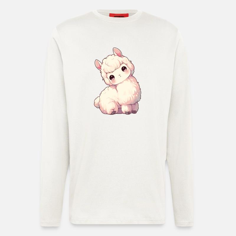 Alpaca Alpacas Alpaca - Longsleeve - made by SPREAD  - OFF WHITE