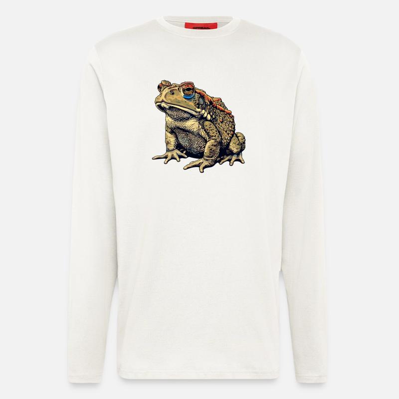 Toad Kröten Kröte - Langarmshirt - made by SPREAD  - OFF WHITE