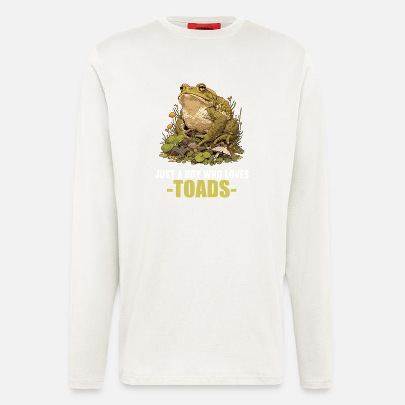 Toad Kröten Kröte - Langarmshirt - made by SPREAD  - OFF WHITE