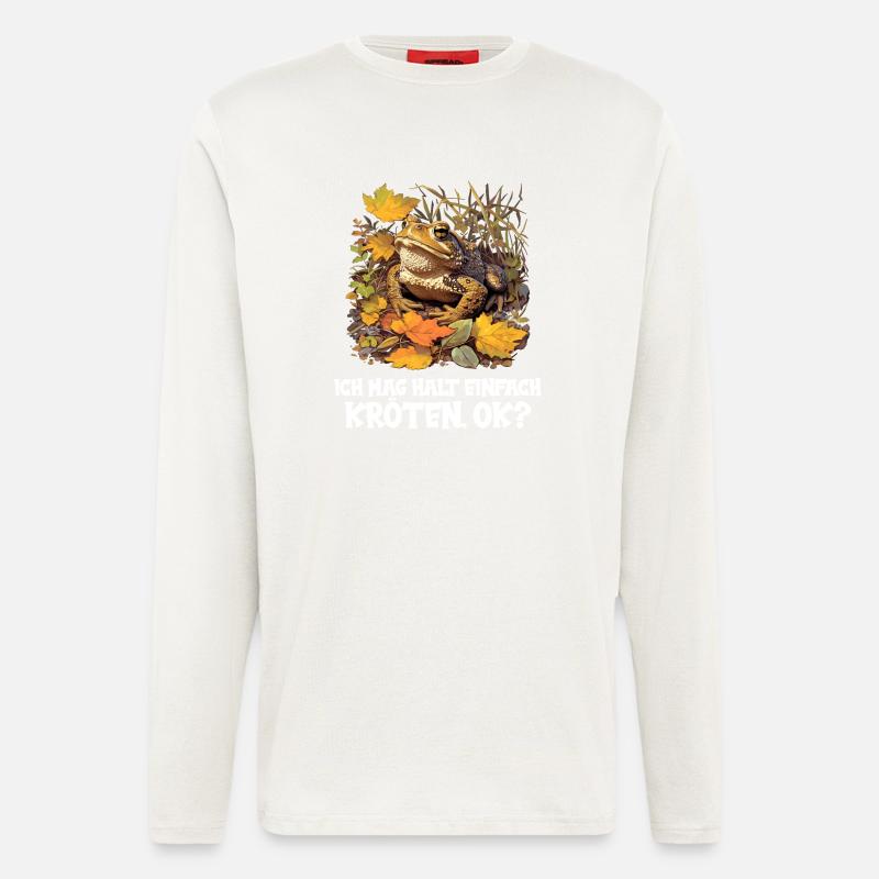Toad Kröten Kröte - Langarmshirt - made by SPREAD  - OFF WHITE